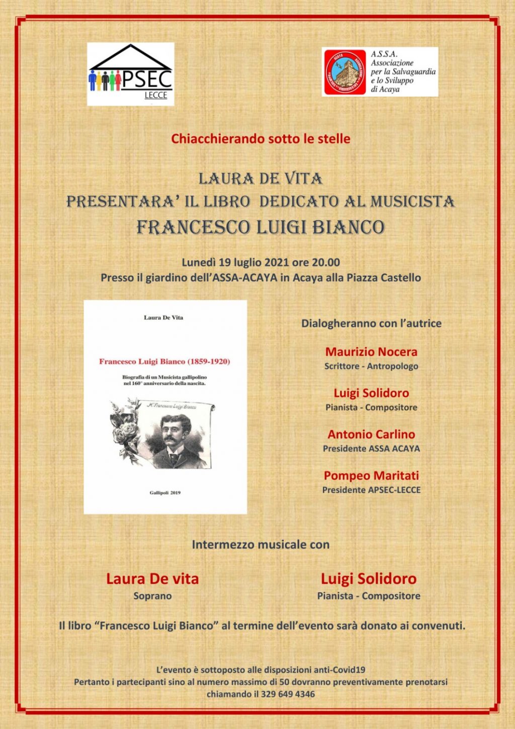 Presentazione libro di Laura de Vita