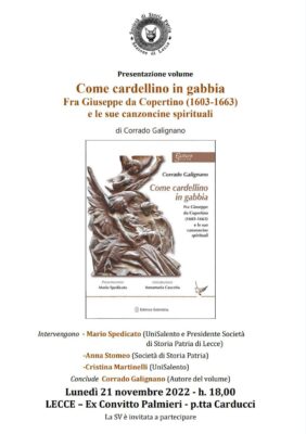 Come cardellino in gabbia" Fra Giuseppe da Copertino