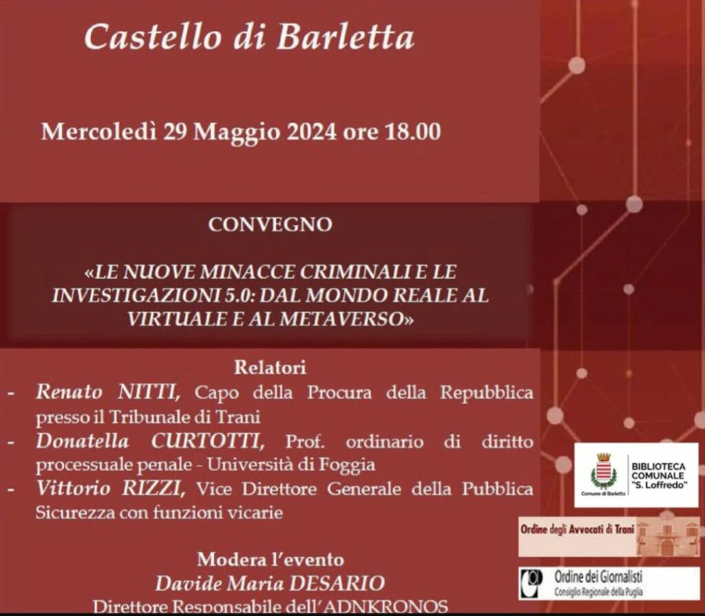 Conferenza a Barletta castello Svevo