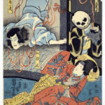 Kuniyoshi Utagawa_Il fantasma di Asakura Togo_1851