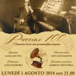 Concerto lirico con grammofoni d’epoca - Galatone - PUCCINI 100