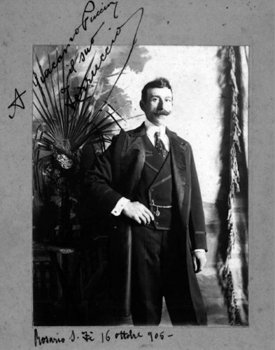 Ferruccio Pagni a Giacomo Puccini 1906