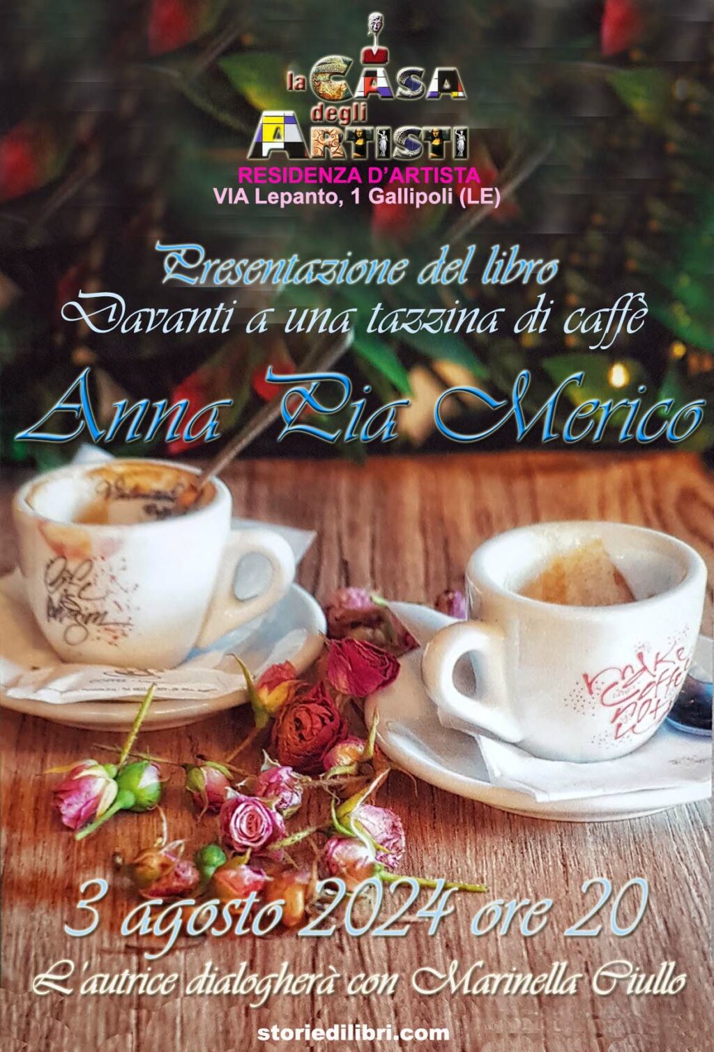 opera di Anna Pia Merico "Davanti a una tazzina di caffè