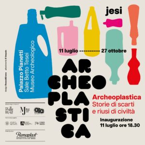 Archeoplastica. Un'indagine del nostro tempo.
Locandina della mostra itinerante di Archeoplastica.