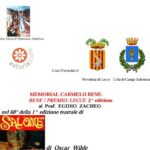 Locandina secondo memorial Carmelo Bene