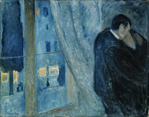 Edvar Munch, il bacio