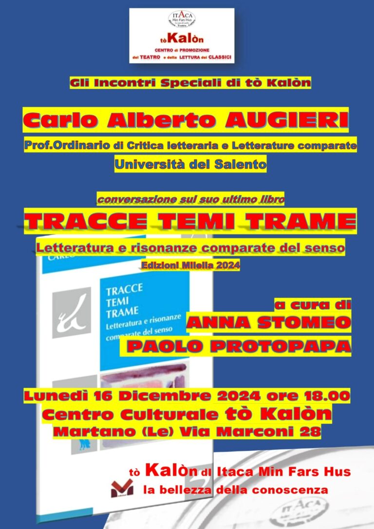 Evento con Carlo Alberto Augieri