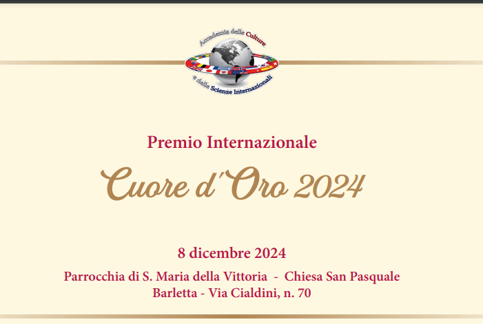 Premio Cuore d'Oro 2024