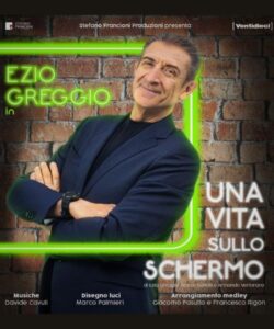 La locandina dello spettacolo di Ezio Greggio